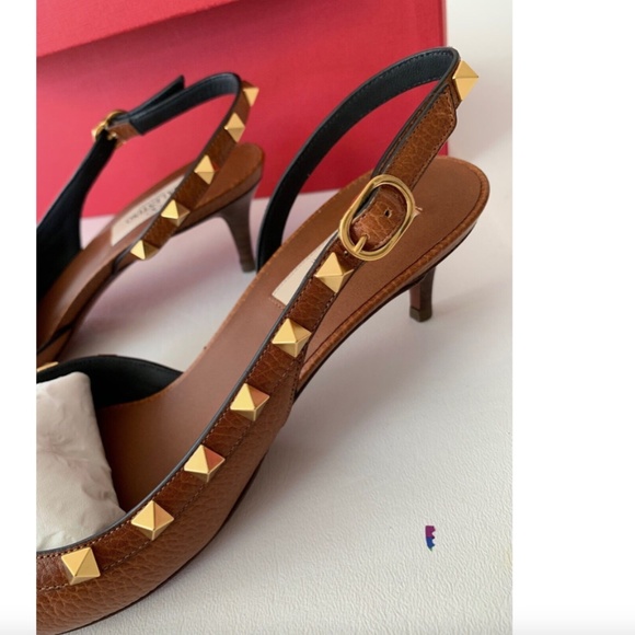 Valentino Garavani Rockstud Half-d'Orsay Slingback Pump - Picture 7 of 12